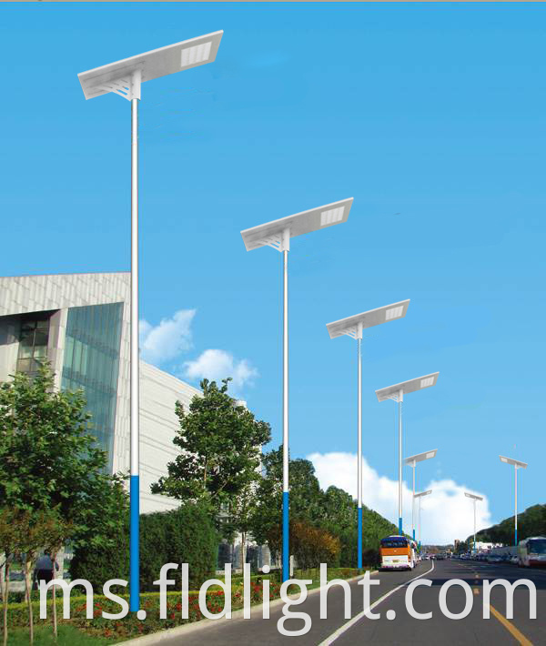  3030 chip solar integrated light pir control street light
